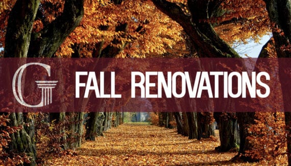 Fall Renovations